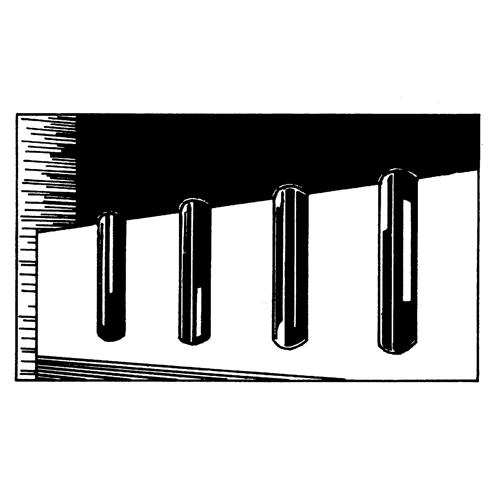 Extruded Rubber Dock Fenders, Rubber, 4-1/2" W x 12" L x 3-3/4" D Fastek