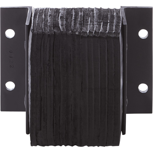 Laminated Dock Bumpers, Horizontal, Rubber, 36" W x 6" D x 12" H Fastek