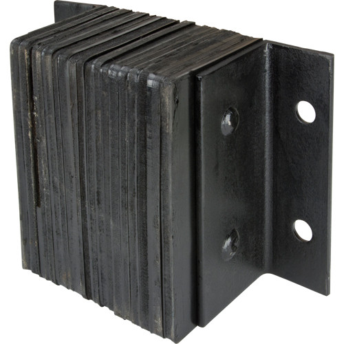 Butoirs de quai lamell&eacute;s, Horizontal, Caoutchouc, 12" la x 6" p x 10" h Fastek