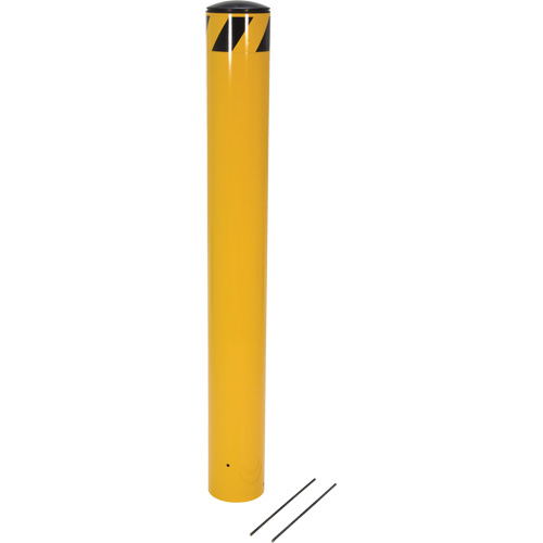 Bornes &agrave; couler, Acier, 48-1/2" h x 5-9/16" la, Jaune Fastek