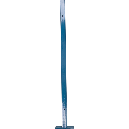 Poteau universel, 4,125' h x 2" la, Bleu Fastek