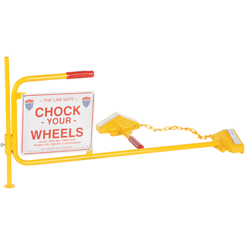 Single Rail Chock With Flag Rail Combo Fastek
