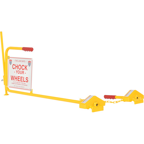 Single Rail Chock With Flag Rail Combo Fastek