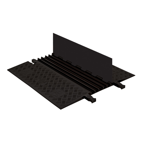 Guard Dog&reg; Cable Protector, 5 Channels, 36" L x 33.3" W x 1.25" H Fastek