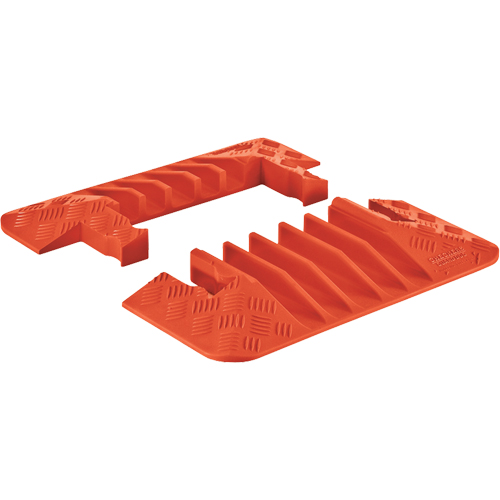 Guard Dog&reg; 5-Channel Heavy Duty Cable Protector - End Caps Fastek