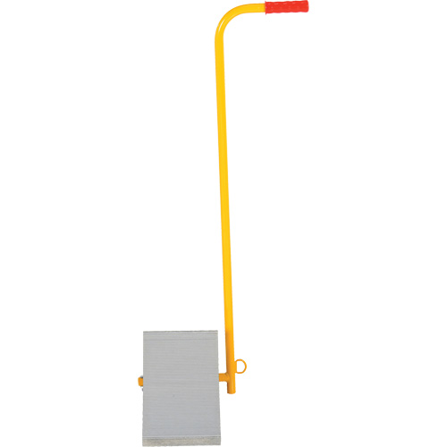 Aluminum Wheel Chock With Handle, 7" W x 11-7/8" D x 7-11/16" H Fastek
