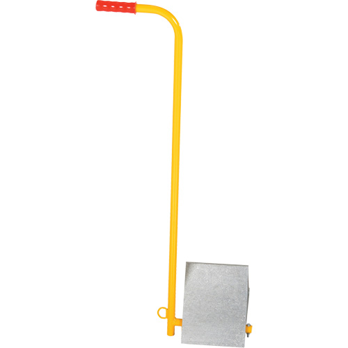 Aluminum Wheel Chock With Handle, 7" W x 11-7/8" D x 7-11/16" H Fastek