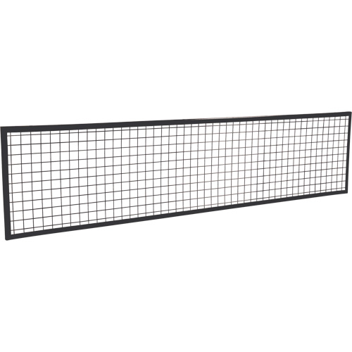 Wire Mesh Partition Panel, 2' H x 8' W Fastek