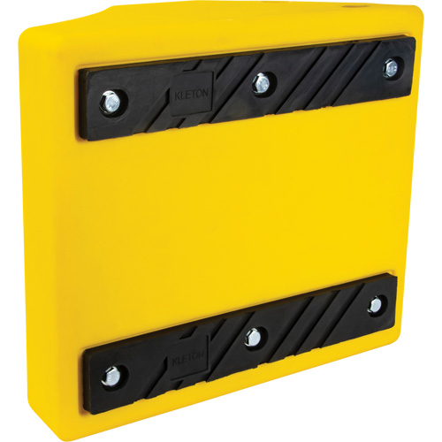 Heavy-Duty Wheel Chocks, Urethane, Yellow, 15-1/2" W x 17-7/10" D x 10" H Fastek