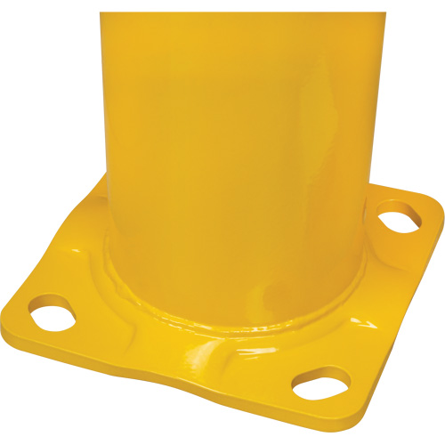 Safety Bollard, Steel, 36" H x 5-1/2" W, Yellow Fastek