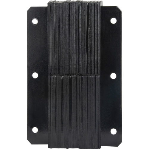 Laminated Dock Bumpers, Vertical, Rubber, 11" W x 4" D x 20" H Fastek