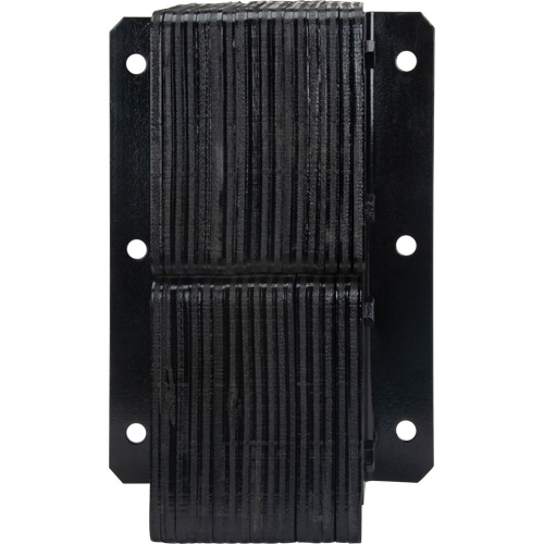 Laminated Dock Bumpers, Vertical, Rubber, 11" W x 6" D x 20" H Fastek