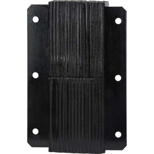 Laminated Dock Bumpers, Vertical, Rubber, 11" W x 6" D x 20" H Fastek