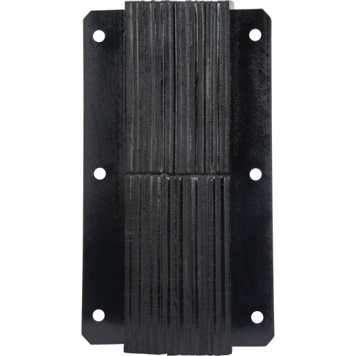 Laminated Dock Bumpers, Vertical, Rubber, 11" W x 4" D x 24" H Fastek