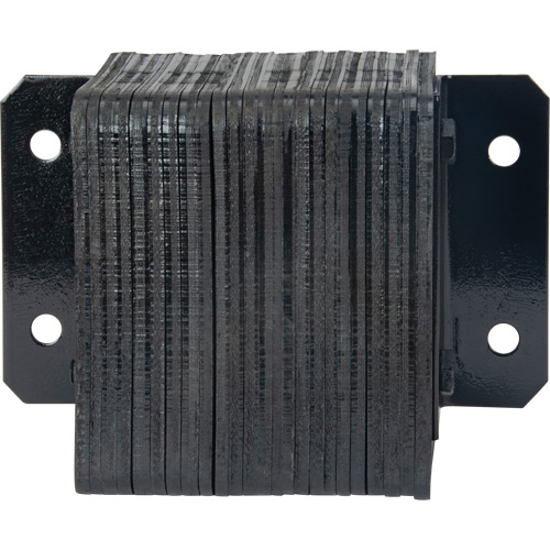 Laminated Dock Bumpers, Horizontal, Rubber, 12" W x 6" D x 10" H Fastek