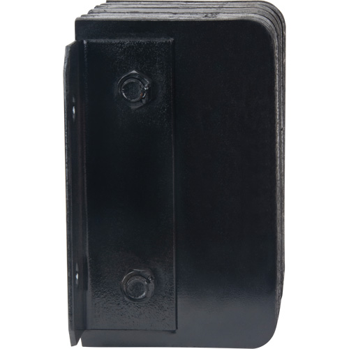 Laminated Dock Bumpers, Horizontal, Rubber, 12" W x 6" D x 10" H Fastek