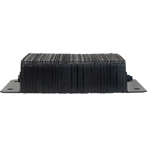 Laminated Dock Bumpers, Horizontal, Rubber, 18" W x 4" D x 12" H Fastek