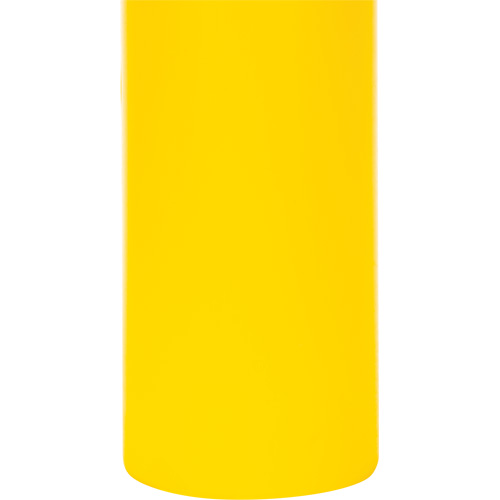 Polyethylene Bollard Cover, 4-1/2" Dia. x 64" L, Red/Yellow Fastek