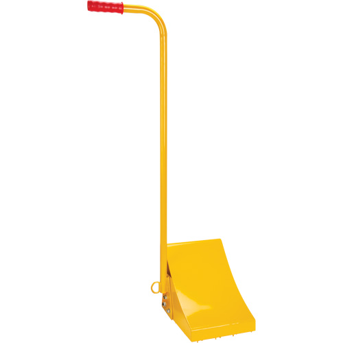 Ice Chock with Ergonomic Handle, Steel, Yellow, 8-1/16" W x 10-5/8" D x 8-13/16" H Fastek