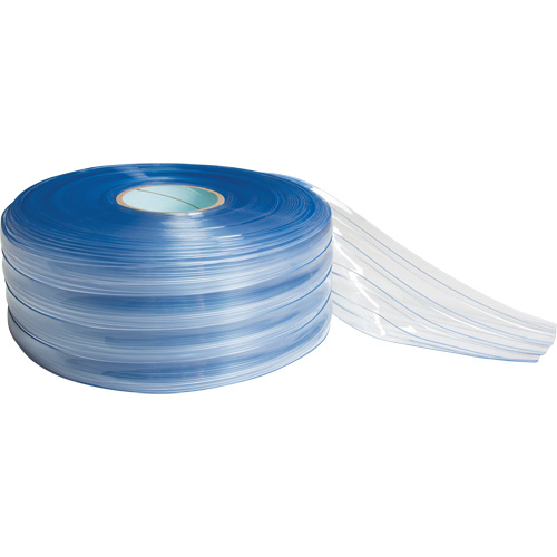 Rideau en lani&egrave;res nervur&eacute;es pour basses temp&eacute;ratures, 164' x 12" x 0,12" Fastek