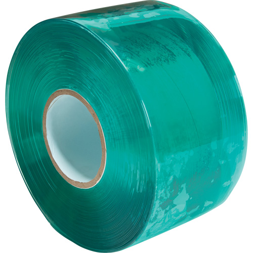 Rideau en lani&egrave;res &agrave; dissipateur d'&eacute;lectricit&eacute; statique, 164' x 8" x 0,08" Fastek