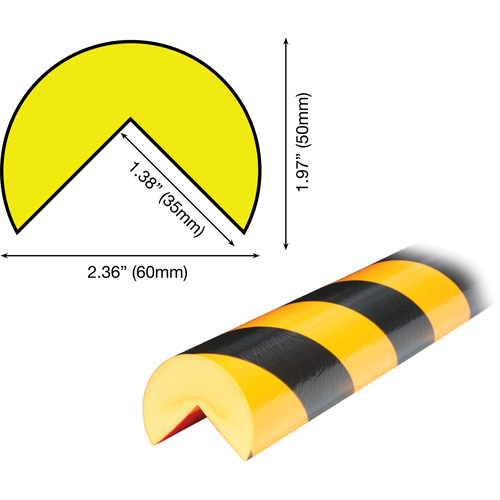 A Plus Profile 1M Corner Protection Bumper Guard Fastek