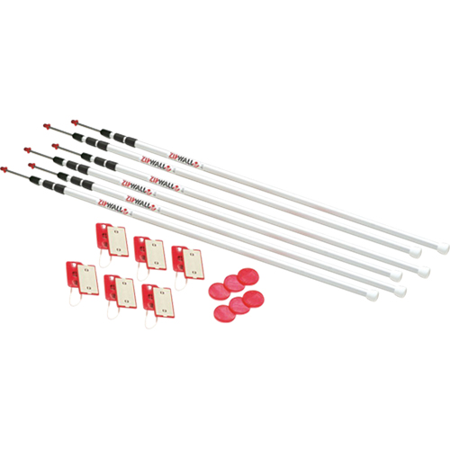 Zipwall&reg; Spring Loaded Pole Fastek