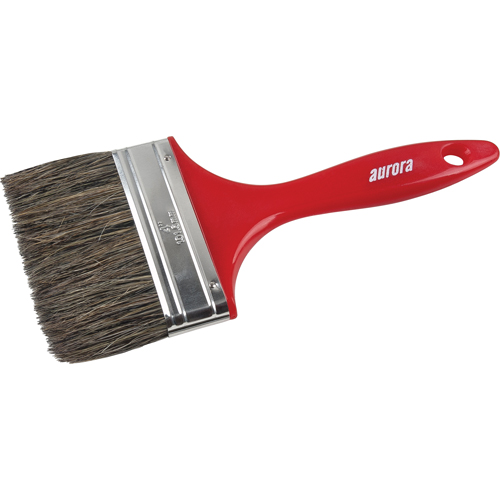 AP300 Series Paint Brush, Natural Bristles, Plastic Handle, 4" Width Fastek