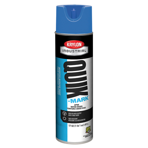 Peinture de marquage industrielle invers&eacute;e &agrave; base d'eau Quik-Mark, 17 oz, Canette a&eacute;rosol Fastek