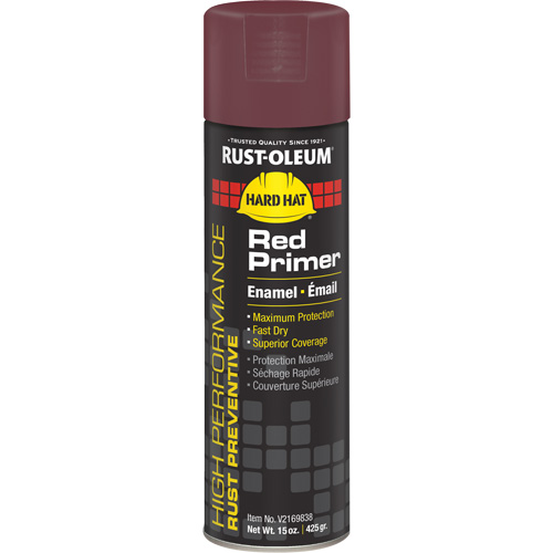 V2100 System Enamel Spray Primer, Red, Matte, 15 oz., Aerosol Can Fastek