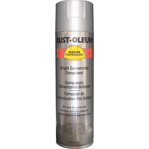 Bright Galvanizing Compound Spray, Aerosol Can Fastek
