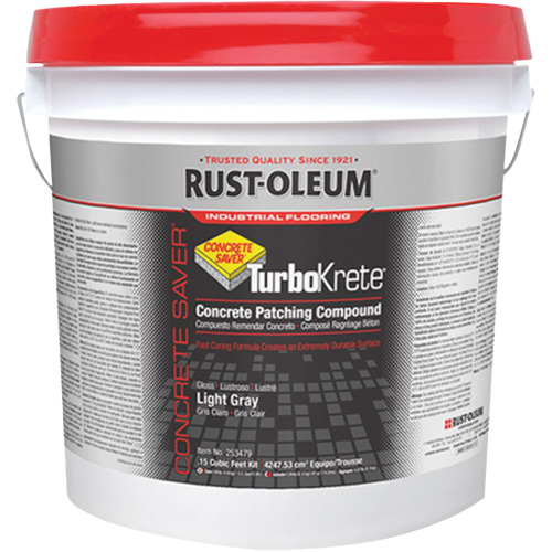 TurboKrete&reg; Concrete Patch Compound Kit, Grey Fastek