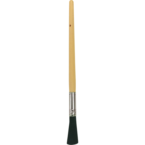 Oval Paint Brush, Bristle, Plastic Handle, 13/32" Width Fastek