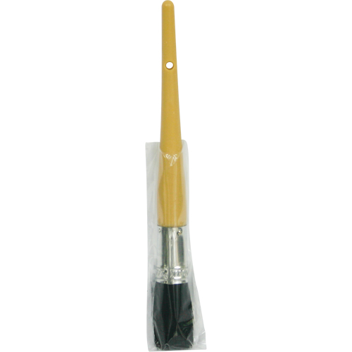 Oval Paint Brush, Bristle, Plastic Handle, 21/32" Width Fastek
