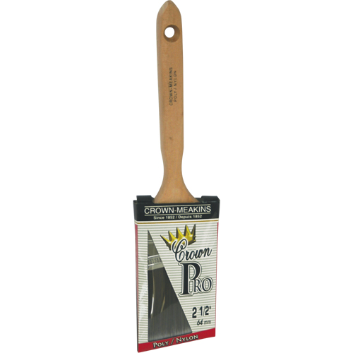 Angular Pro Paint Brush, Poly/Nylon, Wood Handle, 2-1/2" Width Fastek