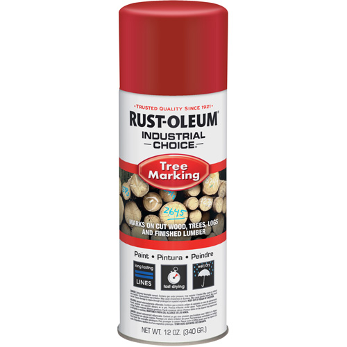 Peinture pour le marquage des arbres Industrial Choice T1600, Rouge, 16 oz Fastek