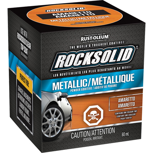RockSolid&reg; Metallic Powder Additive, 60 mL, Bottle, Amaretto Fastek