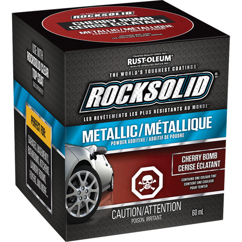 RockSolid&reg; Metallic Powder Additive, 60 mL, Bottle, Cherry Bomb Fastek