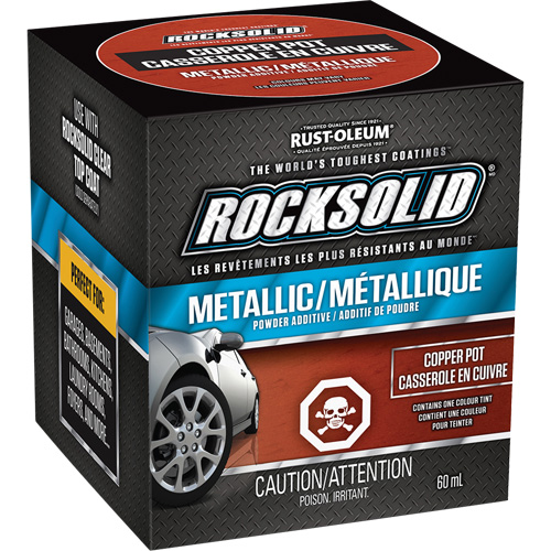RockSolid&reg; Metallic Powder Additive, 60 mL, Bottle, Copper Pot Fastek