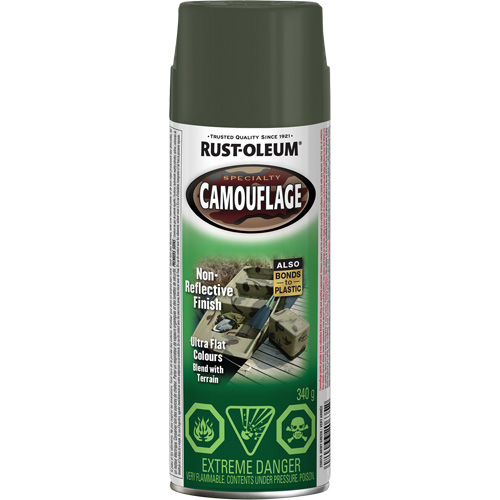 Peinture de camouflage Sp&eacute;cialit&eacute;, Canette a&eacute;rosol, Vert arm&eacute;e Fastek