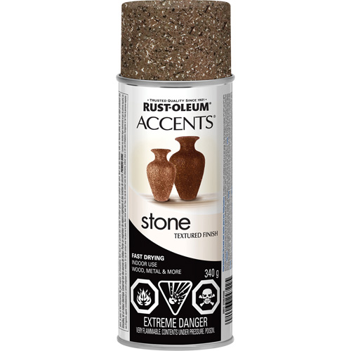 Accents&reg; Stone Creations Spray Paint, Aerosol Can, Sienna Stone Fastek