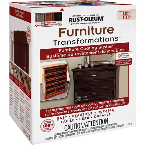 Furniture Transformations&reg; Furniture Coating System, 1.72 L, Kit, Tint Base Fastek
