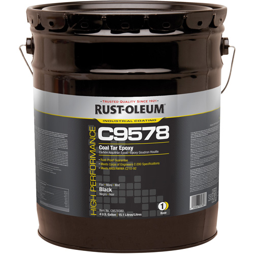 C9578 System Coal Tar High Solids Epoxy, 4 gal., Pail Fastek