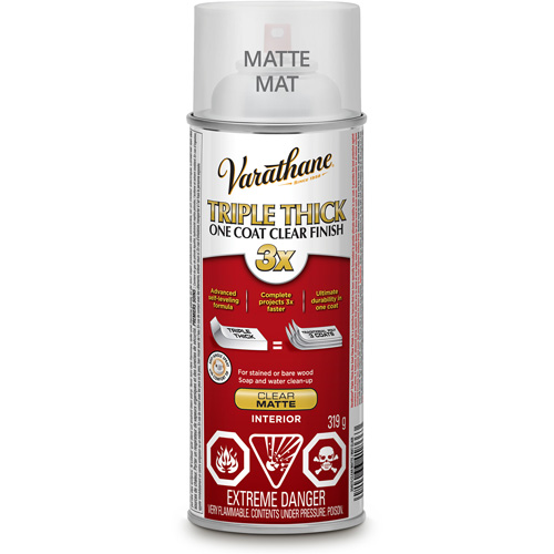 Varathane&reg; Triple Thick One Coat Finish, 319 g, Clear, Matte Fastek