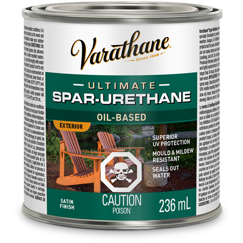 Varathane&reg; Diamond Outdoor Wood Finish, 236 ml, Clear, Satin Fastek