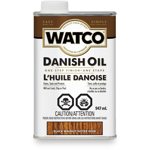 Watco&reg; Danish Oil, 947 ml, Black Walnut, Transparent Fastek