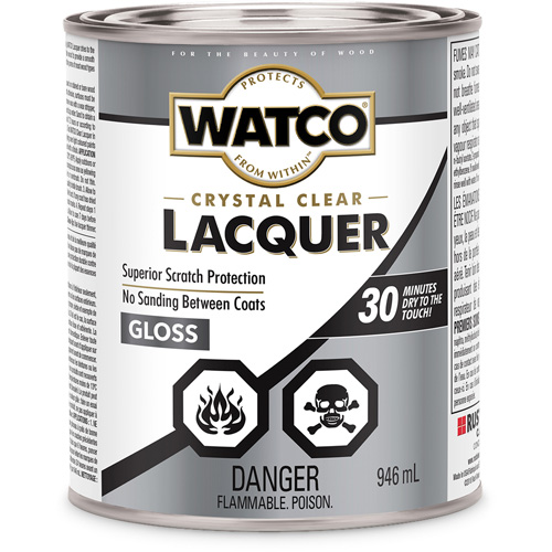 Laque pour bois Watco, 946 ml, Transparent, Brillant Fastek