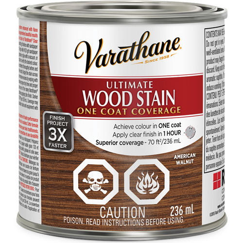 Varathane&reg; Ultimate Wood Stain, 236 ml, American Walnut Fastek