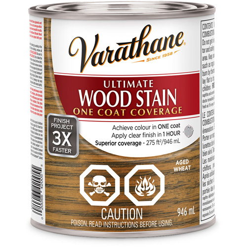 Varathane&reg; Ultimate Wood Stain, 946 ml, Aged Wheat Fastek