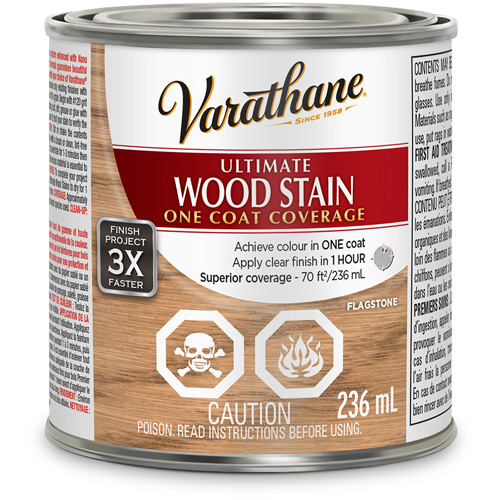 Varathane&reg; Ultimate Wood Stain, 236 ml, Flagstone Fastek
